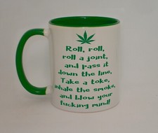 Roll joint mug weed - a, spliff