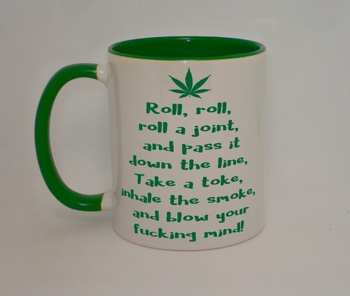 Roll joint mug weed - roll,
