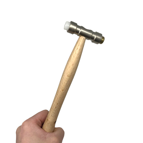 Jewellers brass hammer - hammer, fibre