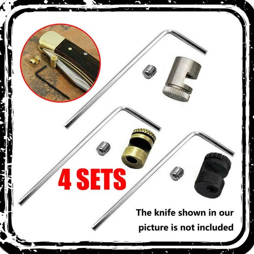 Brass thumb stud knives kit - thumb,