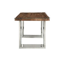 Indus Valley Reclaimed Sleeper Wood Side Table (pair)