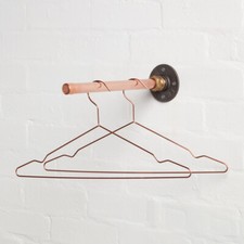 Copper Clothes Rail - Vintage