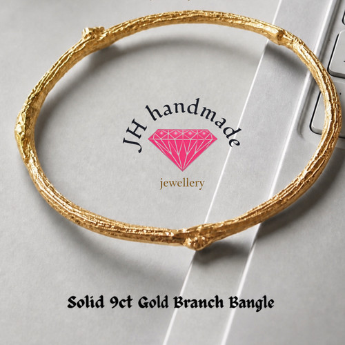 9ct solid gold branch - 9ct,