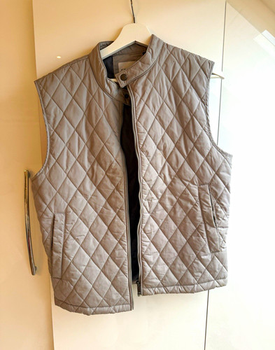Zara men grey quilted - men’s,