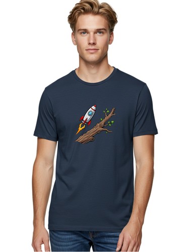 Rocket launching from log - rocket-launching-from-log, mens