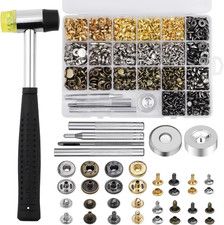 NEW 320 Pcs Leather Rivets &