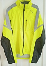 **Very Good** Mens M Altura Nightvision  Hood Jacket Cycling Hi Viz Yellow