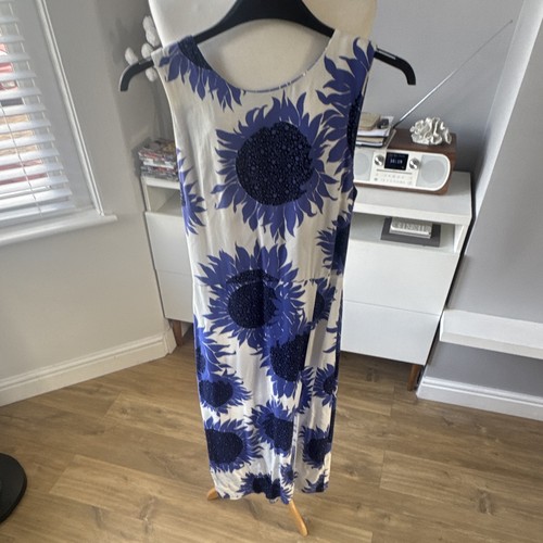 Warehouse blue white floral - blue/white,