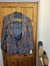 Men’s Floral Suit Set Blazer