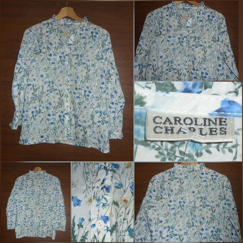Caroline charles floral blouse - caroline,