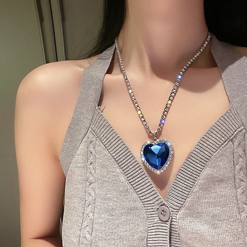 Red heart stone pendant - stone,