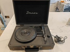 Zennox Retro Vinyl Record Player Turntable, Used Once, Unwanted gift