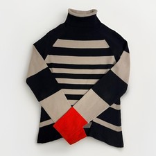 Karen Millen Striped Roll Neck