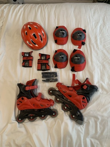 Red roller blades set - roller, size