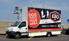 Photo 6x4 Mobile "dog dirt" advertisement, Belfast Ballyhackamore Self- c2013