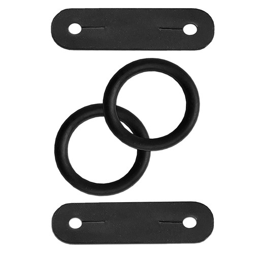 Peacock stirrups rubber rings - stirrups,