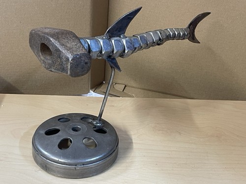 Hammerhead shark metal art - hammerhead,