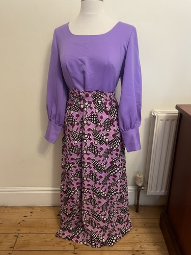 Vintage 1970s purple - vintage, maxi
