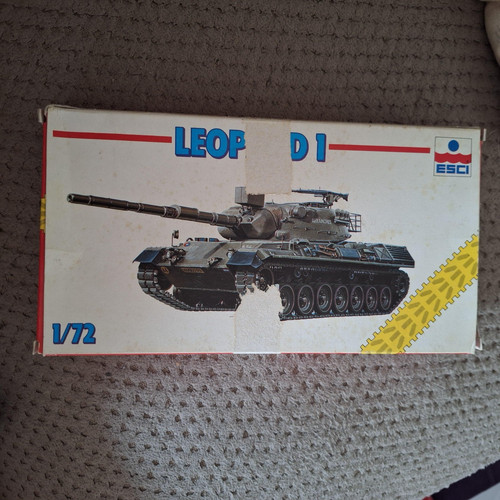 Esci leopard model tank - esci,
