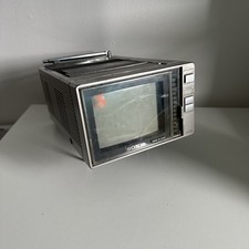 Sony KV-6000BE Trinitron Vintage Portable Colour Television Tv Mains Plug / Bag 