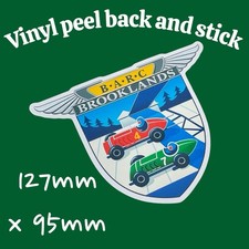 BARC Brooklands  Vinyl Sticker