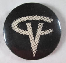 Cabaret Voltaire Vintage 1970s Pin Button Badge Post Punk New Wave Synth Black
