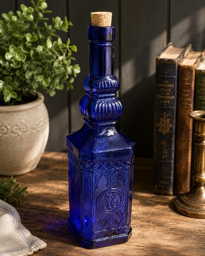 Vintage cobalt blue glass - vintage,
