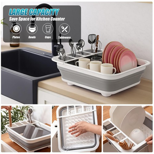 Portable collapsible dish - collapsible,
