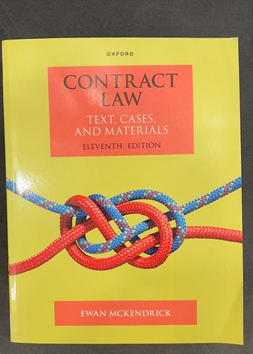 Contract law text cases - contract, and