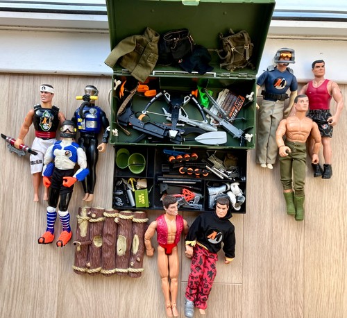 Vintage hasbro action - 9, x
