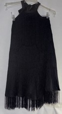 ASOS Black Flapper Dress S 6