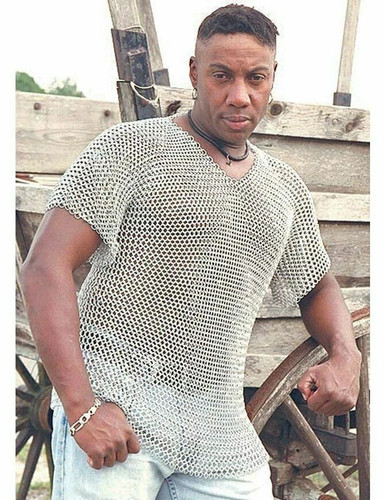 Aluminum chainmail shirt - aluminum,