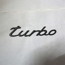 1x Black Matte turbo Big Metal