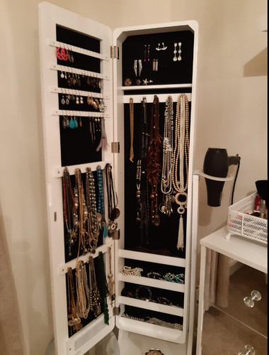 Led long mirrored jewelry - led,