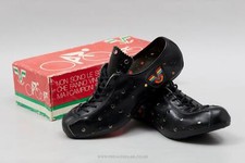 Vittoria NOS/NIB Cycling Shoes - Size EU 39 Leather Road VTG L'Eroica 70s/80s