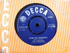 THE TORNADOS " HYMN FOR TEENAGERS " Or. UK DECCA  JOE MEEK EX+ COND.IN Or.SL.