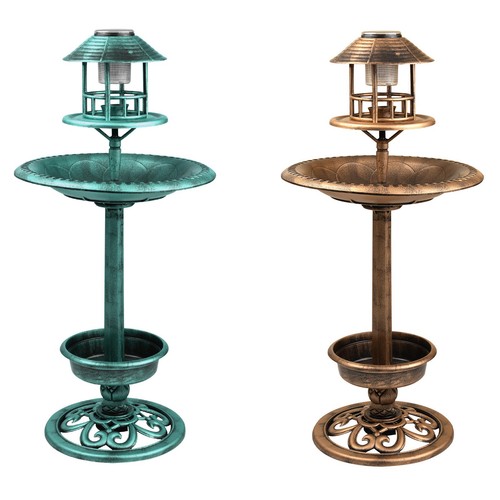 Bird hotel feeder - bath, with