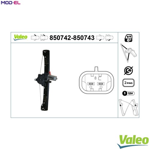 Window regulator 850742 - regulator, for
