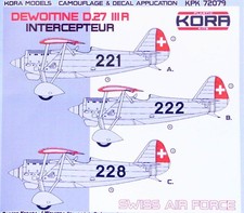 Kora K72079 1:72 Dewoitine