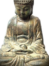 TIBETAN BRONZE BUDDHA DHYĀNA