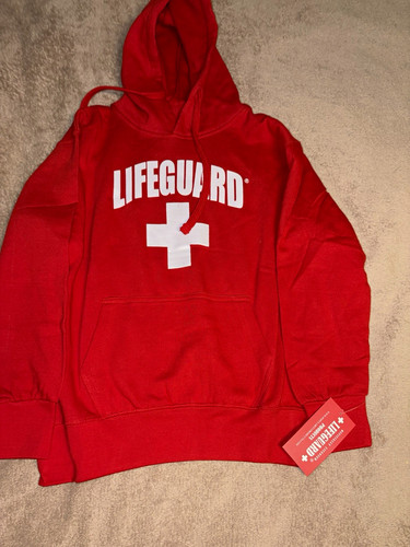 Lifeguard men red fleece - lifeguard,