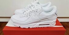 NlKE Air Max 90 Essential All Leather Triple White Size 7  UK brand new in box