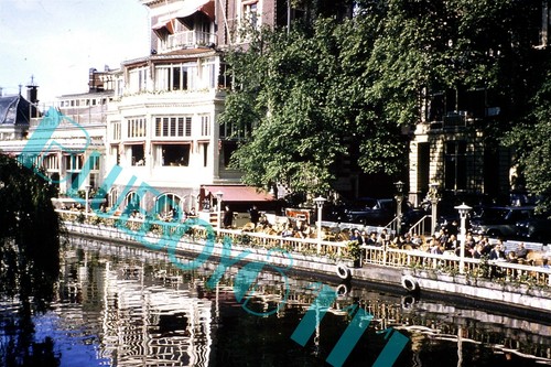 Amsterdam canal side bars - amsterdam,