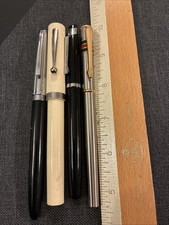 Vintage Fountain Pens - Group Of 4 Including Scripto & Sheaffer