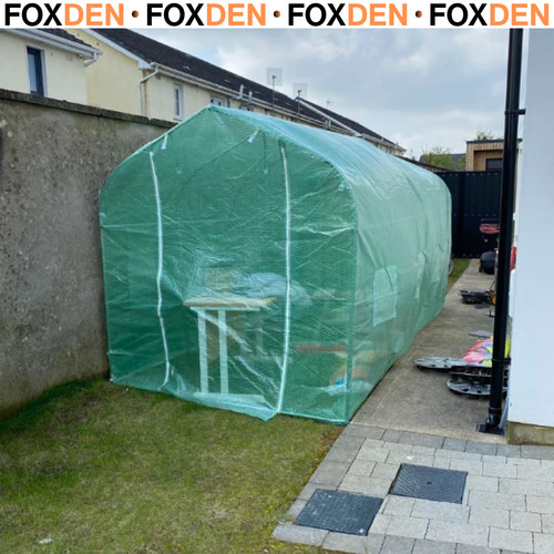 4x2m walk polytunnel - 4x2m, round