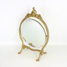 PEERART Vintage Ornate Mirror Dressing Table Gold Painted Gilt Finish - GUI