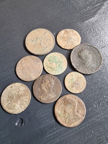 Old coins metal detecting - old,