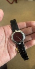 Cartier Santos Ronde Burgundy