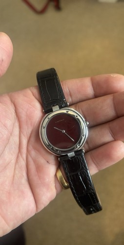 Cartier santos ronde - cartier, burgundy
