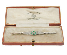 Art Deco Boxed 18ct White